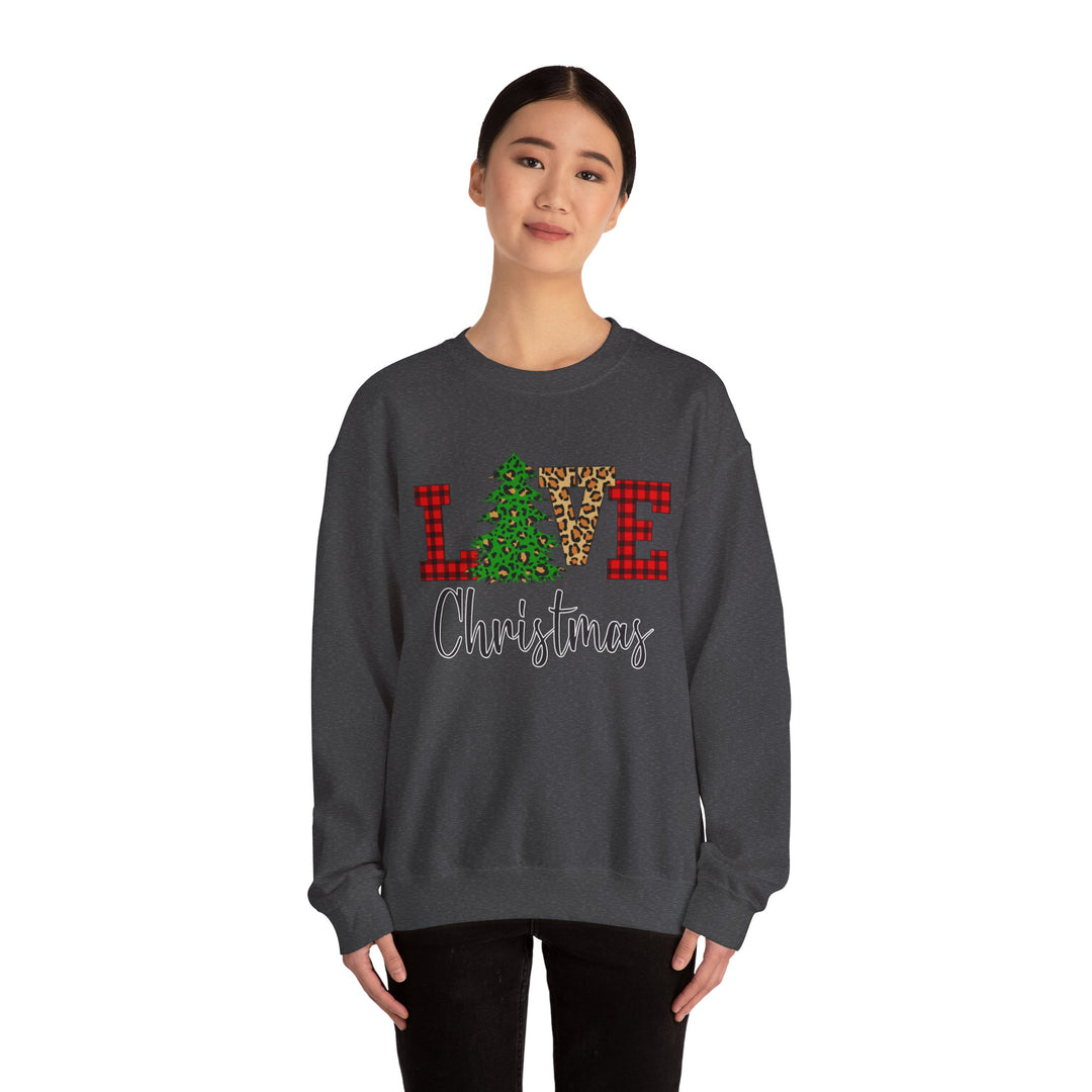 Love Christmas Sweatshirt, Family Christmas Party Santa Lover Holiday Sweatshirt Gift For Men Women