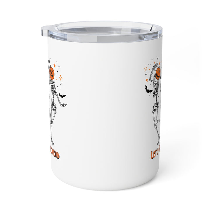 Let's Get Halloweird Dancing Skeleton Halloween Mug, Halloween Party Pumpkin Skeleton Dance Mug Gift For Men Women