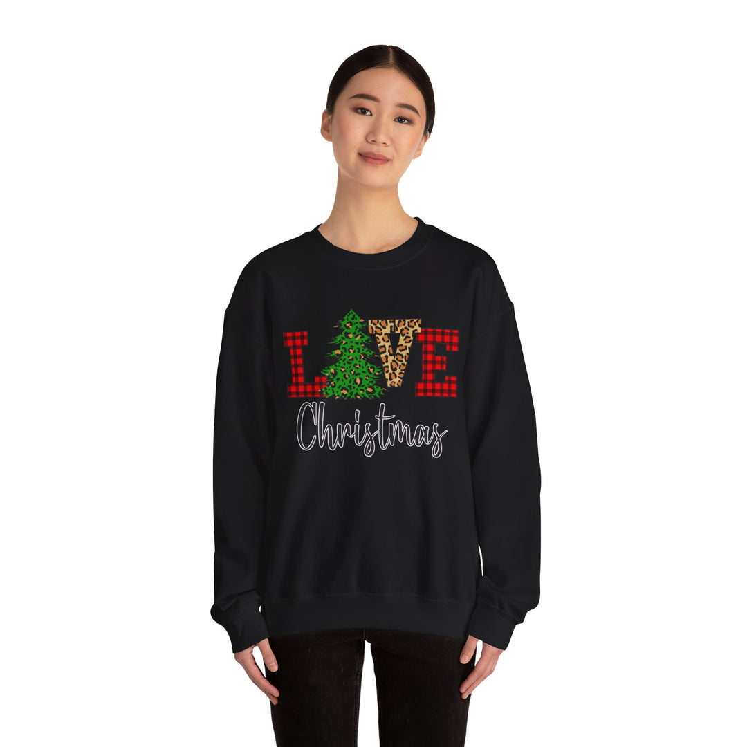 Love Christmas Sweatshirt, Family Christmas Party Santa Lover Holiday Sweatshirt Gift For Men Women