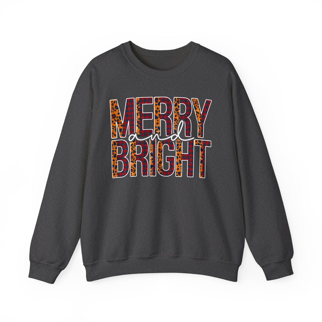 Merry And Bright Christmas Sweatshirt, Family Christmas Party Santa Lover Holiday Sweatshirt Gift For Men Women