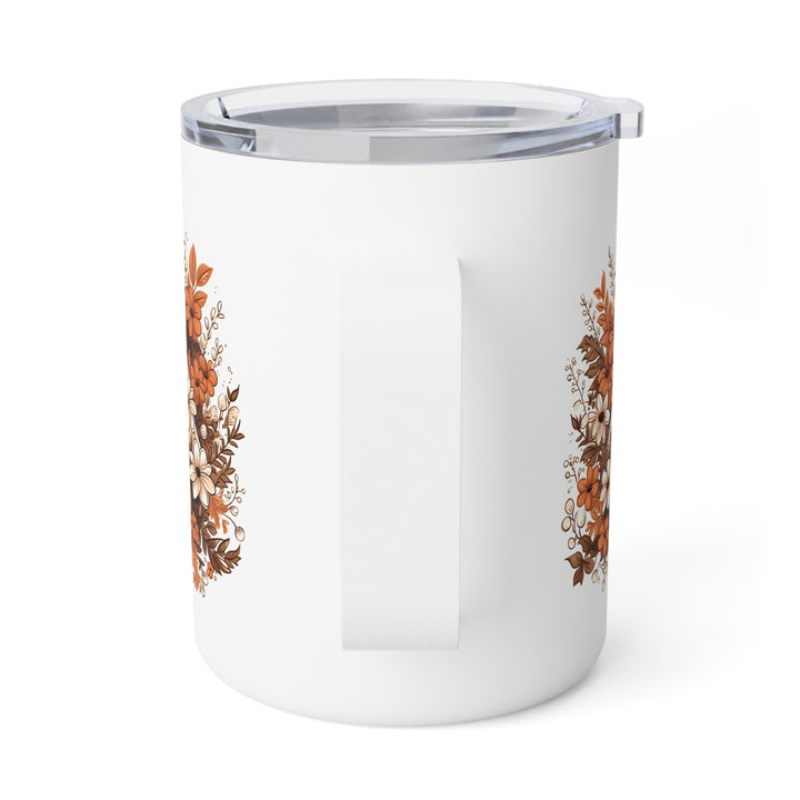 Floral Ghosts Halloween Mug, Halloween Party Pumpkin Ghost Flowers Lover Mugs Gift For Men Women