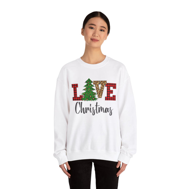 Love Christmas Sweatshirt, Family Christmas Party Santa Lover Holiday Sweatshirt Gift For Men Women