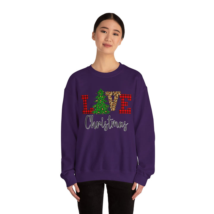 Love Christmas Sweatshirt, Family Christmas Party Santa Lover Holiday Sweatshirt Gift For Men Women