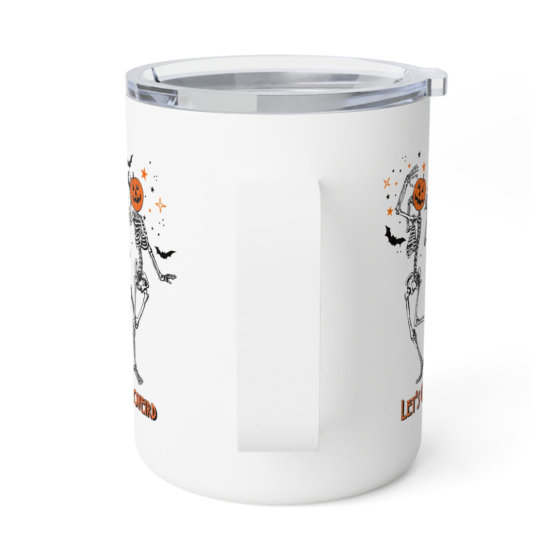 Let's Get Halloweird Dancing Skeleton Halloween Mug, Halloween Party Pumpkin Skeleton Dance Mug Gift For Men Women