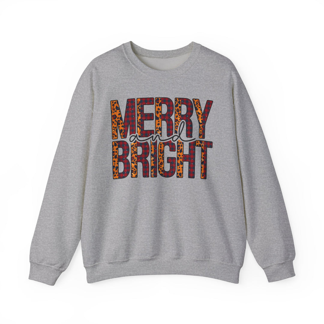 Merry And Bright Christmas Sweatshirt, Family Christmas Party Santa Lover Holiday Sweatshirt Gift For Men Women