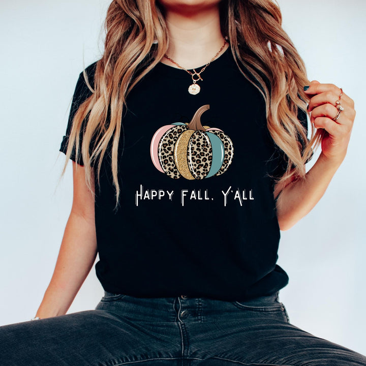 Hello Fall Y'All Thanksgiving Tshirt, Happy Thanksgiving Day Turkey Fall Autumn Lover Shirt Gift For Men Women