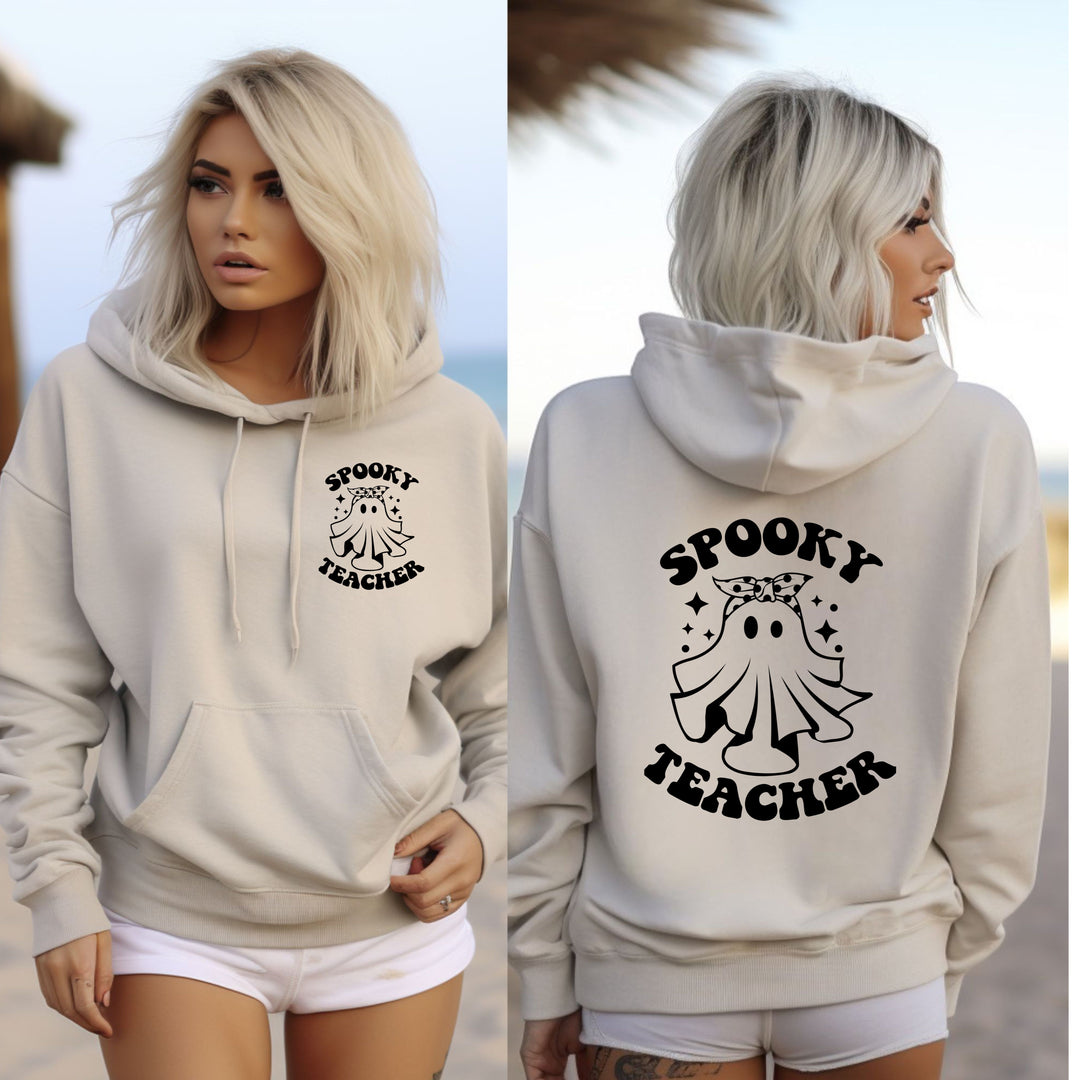 Spooky Teacher Halloween Teacher Hoodie, Halloween Party Pumpkin Ghost Witch Teaching Lover Hoodie Gift For Men Women