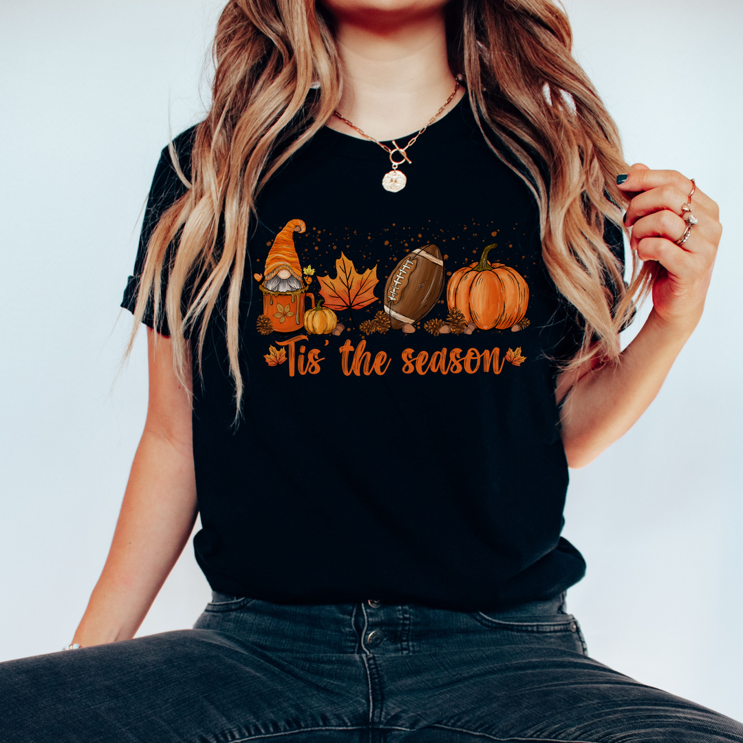 Tis The Season Fall Thanksgiving Tshirt, Happy Thanksgiving Day Turkey Fall Autumn Lover Shirt Gift For Men Women