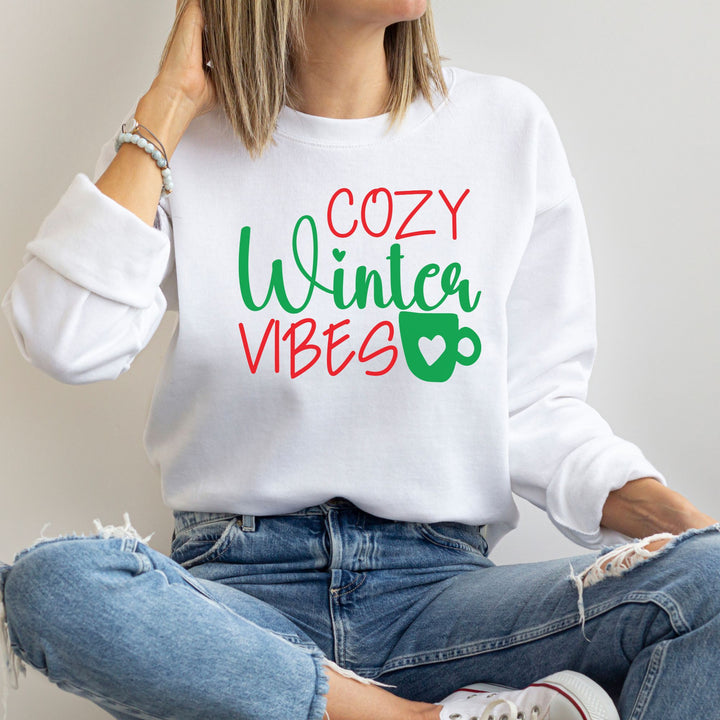 Cozy Winter Vibes Fall Thanksgiving Sweatshirt, Happy Thanksgiving Day Turkey Fall Autumn Lover Sweatshirt Gift For Men Women