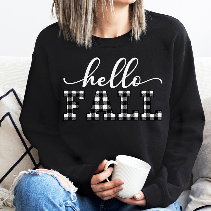 Hello Fall Thanksgiving Sweatshirt, Happy Thanksgiving Day Turkey Fall Autumn Lover Sweatshirt Gift For Men Women