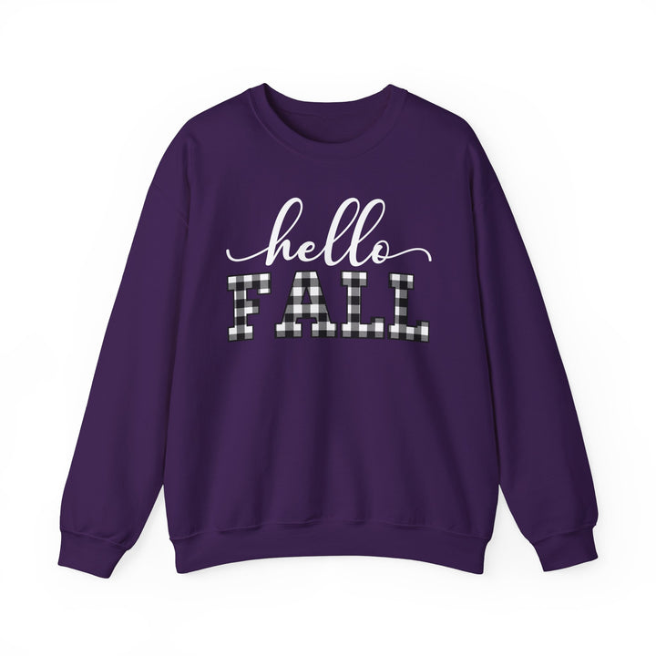 Hello Fall Thanksgiving Sweatshirt, Happy Thanksgiving Day Turkey Fall Autumn Lover Sweatshirt Gift For Men Women