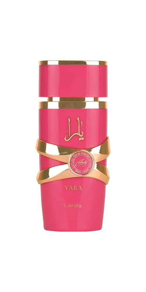 Lattafa Yara Candy EDP For Women Long Lasting Sweet Fruity Vanilla Fragrance 3.4 Oz