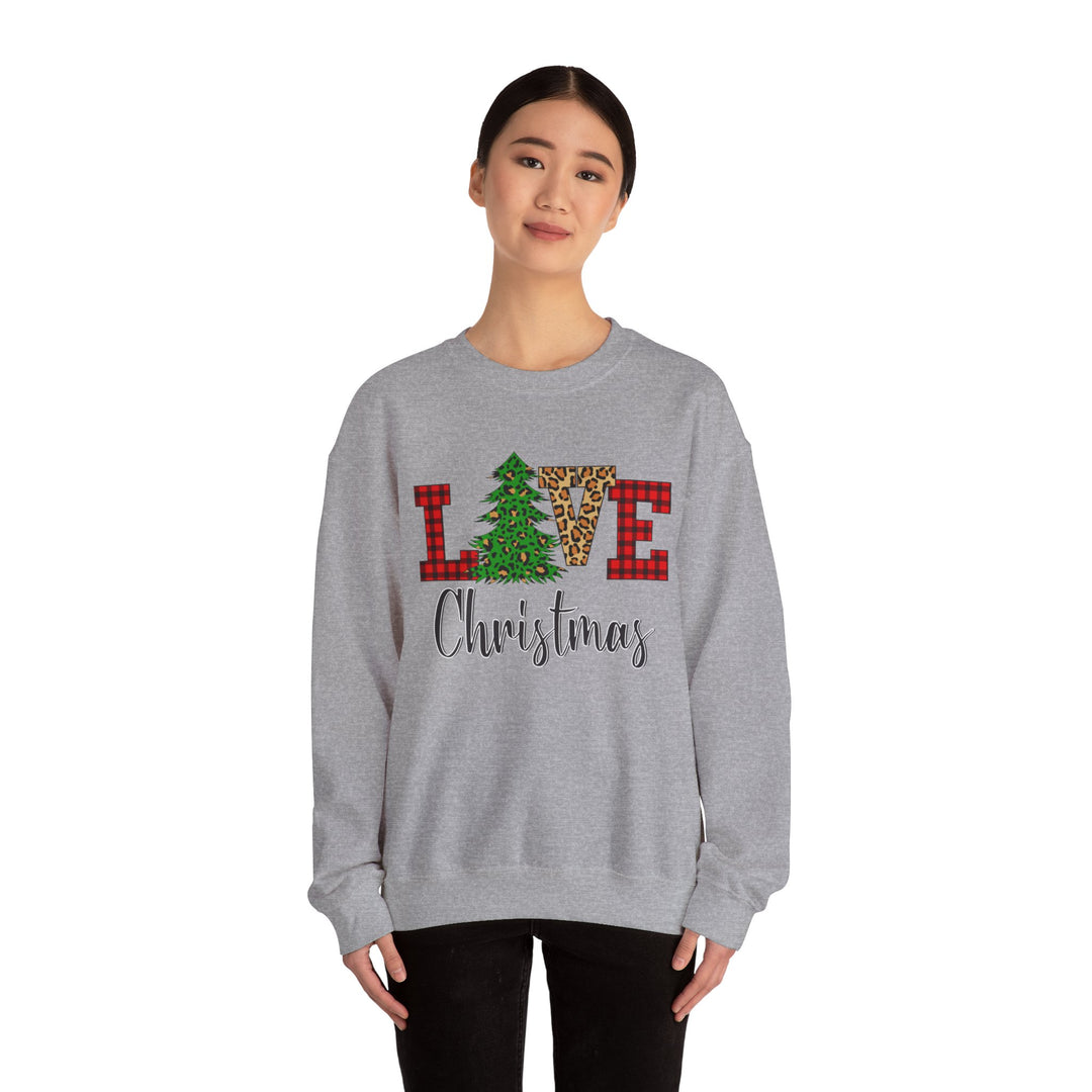 Love Christmas Sweatshirt, Family Christmas Party Santa Lover Holiday Sweatshirt Gift For Men Women