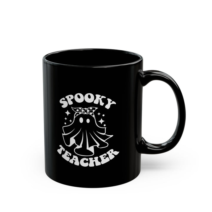 Spooky Teacher Halloween Teacher Mug, Halloween Party Pumpkin Ghost Witch Teaching Lover Mug Gift For Men Women