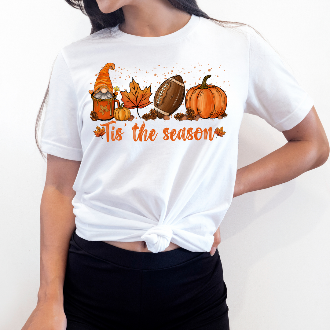 Tis The Season Fall Thanksgiving Tshirt, Happy Thanksgiving Day Turkey Fall Autumn Lover Shirt Gift For Men Women