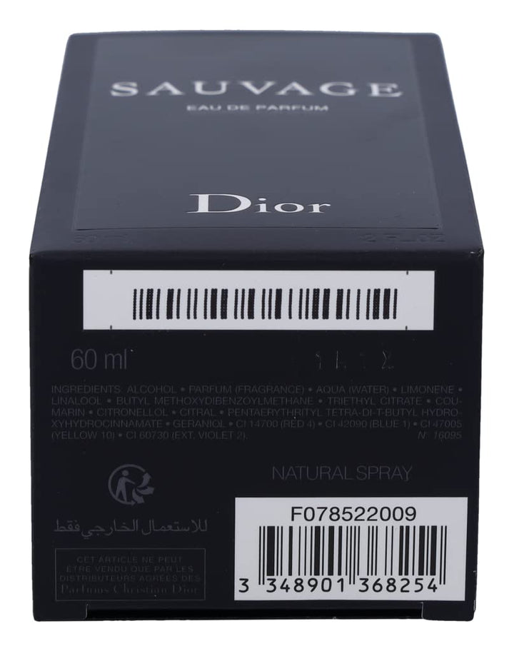 Christian Dior Sauvage Eau De Parfum Spray For Men 2 Oz