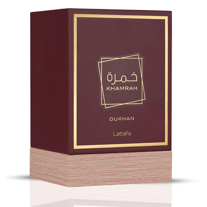 Lattafa Khamrah Dukhan EDP For Unisex Warm Spicy Luxury Fragrance 3.4 Oz