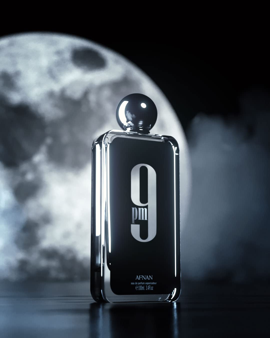 Afnan 9 PM EDP For Men Sweet Spicy Fragrance 3.4 Oz