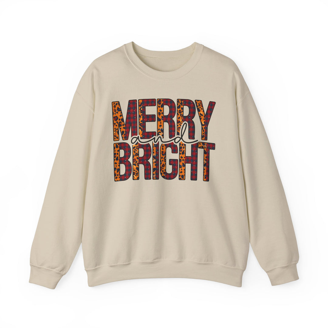 Merry And Bright Christmas Sweatshirt, Family Christmas Party Santa Lover Holiday Sweatshirt Gift For Men Women