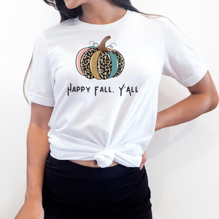 Hello Fall Y'All Thanksgiving Tshirt, Happy Thanksgiving Day Turkey Fall Autumn Lover Shirt Gift For Men Women