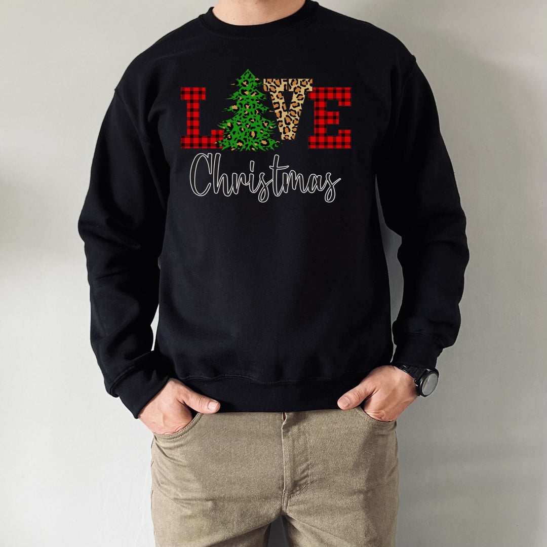 Love Christmas Sweatshirt, Family Christmas Party Santa Lover Holiday Sweatshirt Gift For Men Women