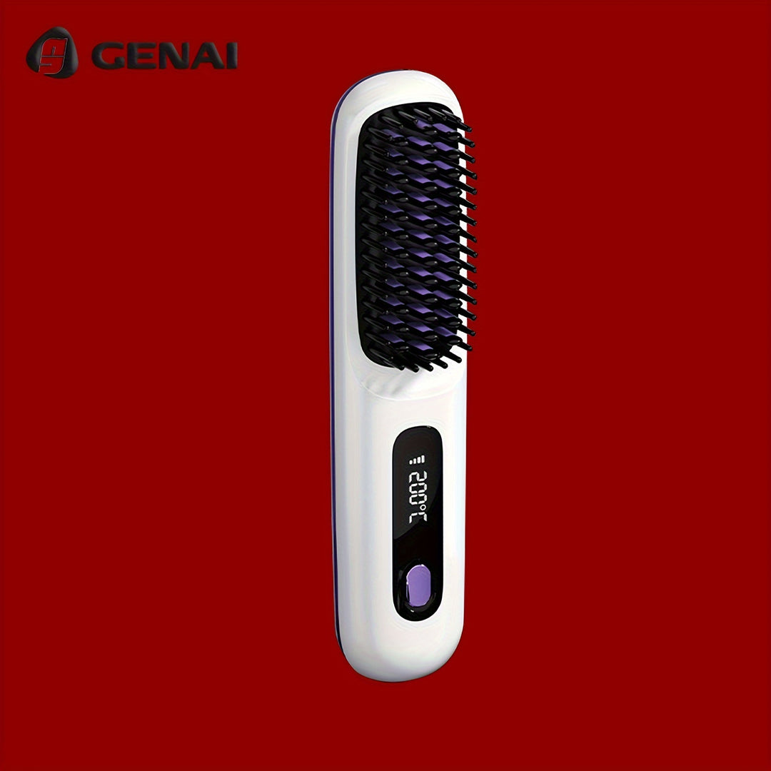 Cordless Hair Straightener Brush