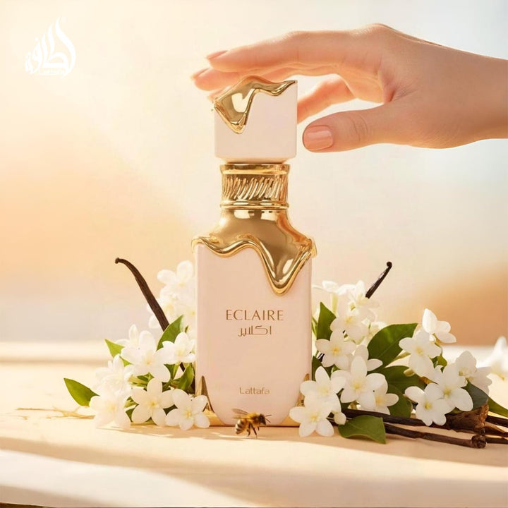 Lattafa Eclaire EDP For Women Long Lasting Vanilla Caramel Sweet Fragrance 3.4 Oz