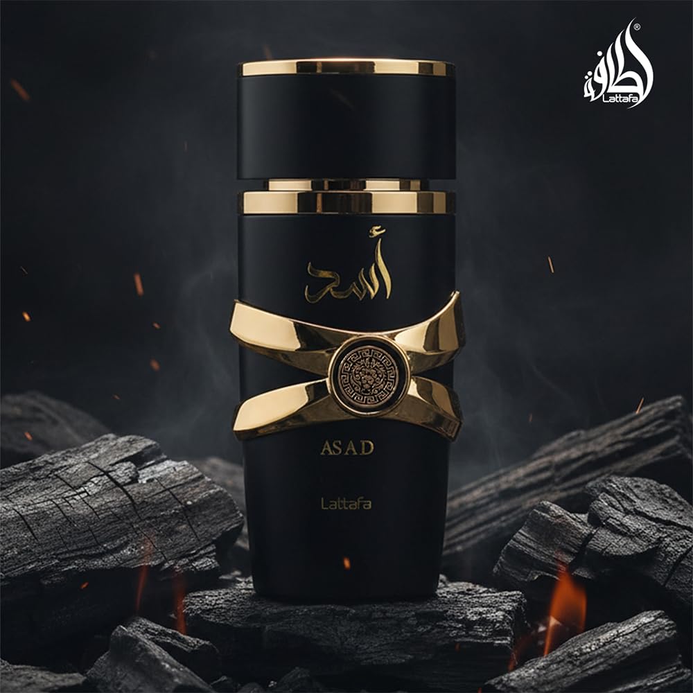 Lattafa Asad EDP For Unisex Long Lasting Warm Spicy Vanilla Fragrance 3.4 Oz