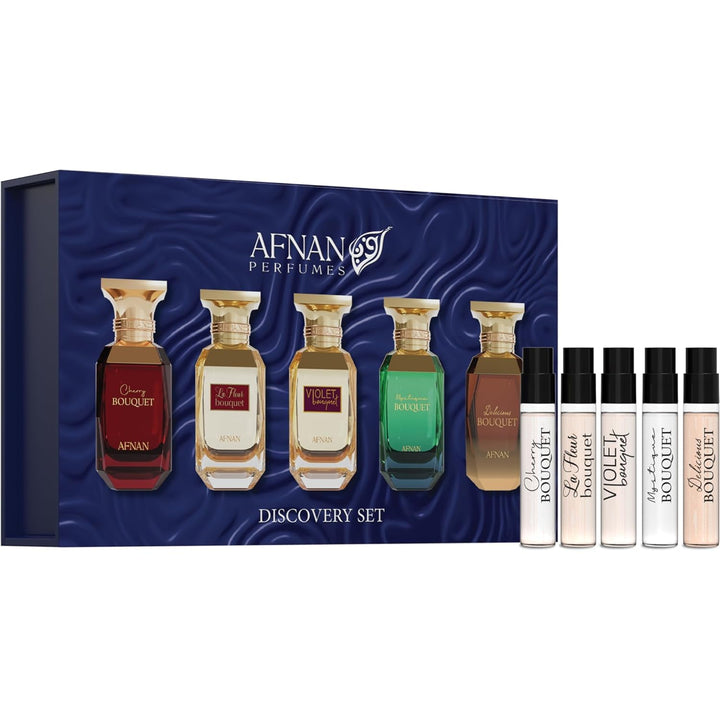 Afnan Bouquet Femme Series Discovery Kit For Women Mini Perfume Gift Set 5 Piece 2 ML x 5