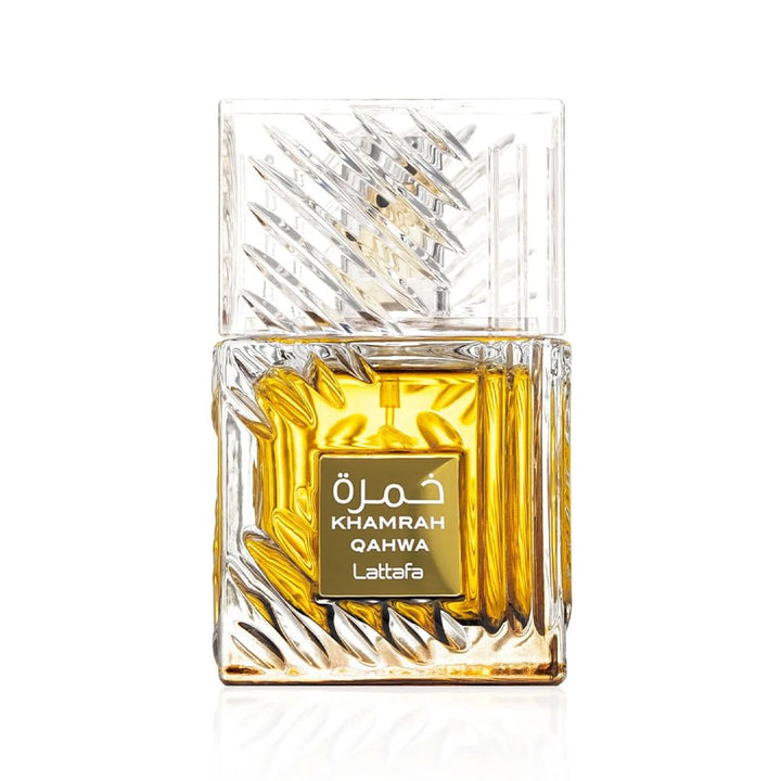 Lattafa Khamrah Qahwa EDP For Unisex Long Lasting Vanilla Warm Spicy Fragrance 3.4 Oz