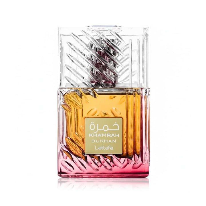 Lattafa Khamrah Dukhan EDP Unisex Warm Spicy Smoky Fragrance 3.4 Oz