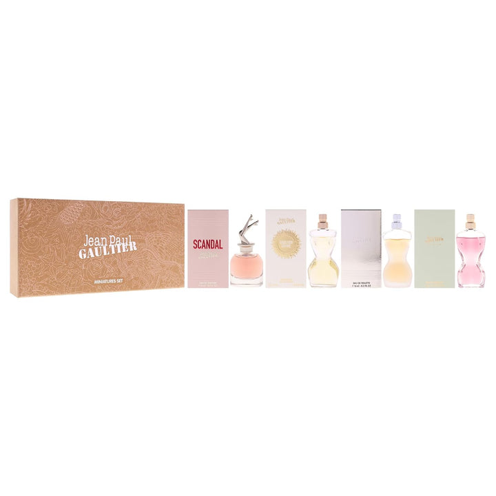 Jean Paul Gaultier Miniatures Gift Set For Women Luxury Perfume Collection 4 Piece Mini Set