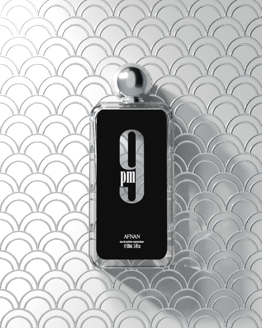 Afnan 9 PM EDP For Men Sweet Spicy Fragrance 3.4 Oz