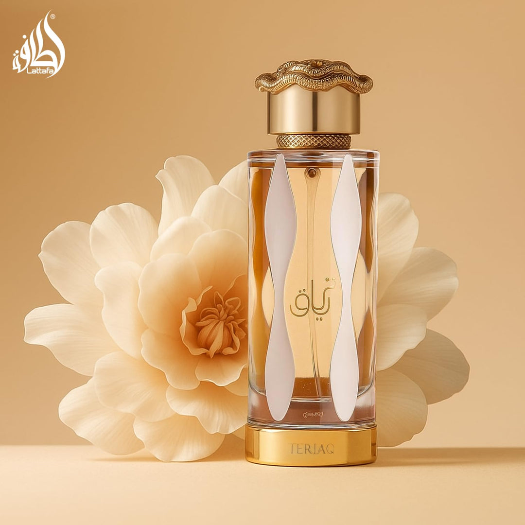 Lattafa Teriaq EDP Unisex Long Lasting Sweet Fruity Vanilla Fragrance 3.4 Oz