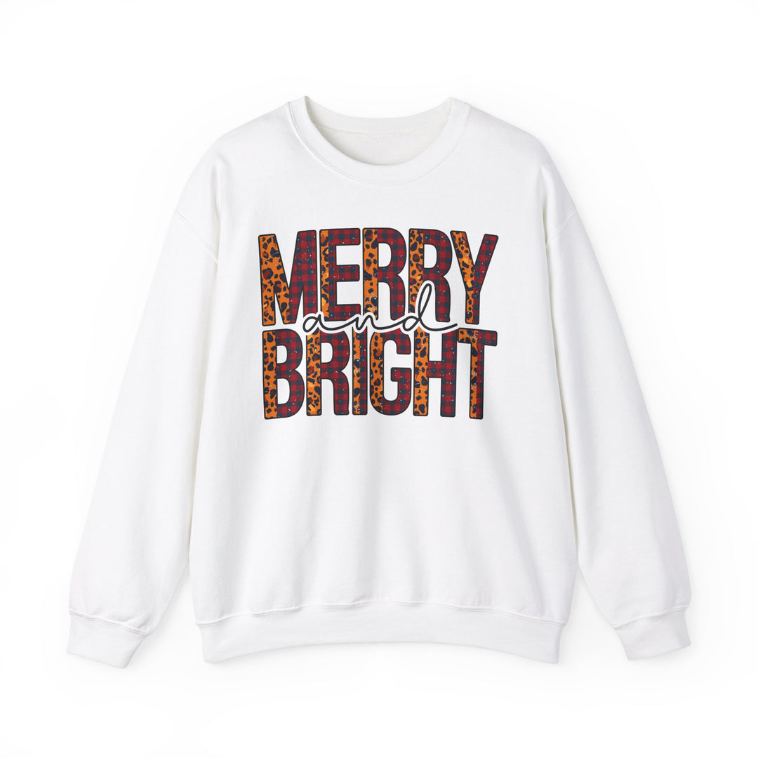 Merry And Bright Christmas Sweatshirt, Family Christmas Party Santa Lover Holiday Sweatshirt Gift For Men Women