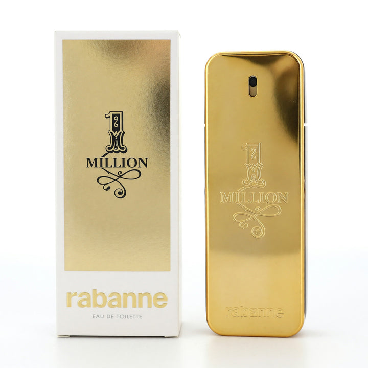 Paco Rabanne 1 Million Eau De Toilette Spray For Men Long Lasting Fragrance 3.4 Oz