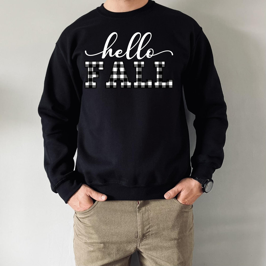 Hello Fall Thanksgiving Sweatshirt, Happy Thanksgiving Day Turkey Fall Autumn Lover Sweatshirt Gift For Men Women