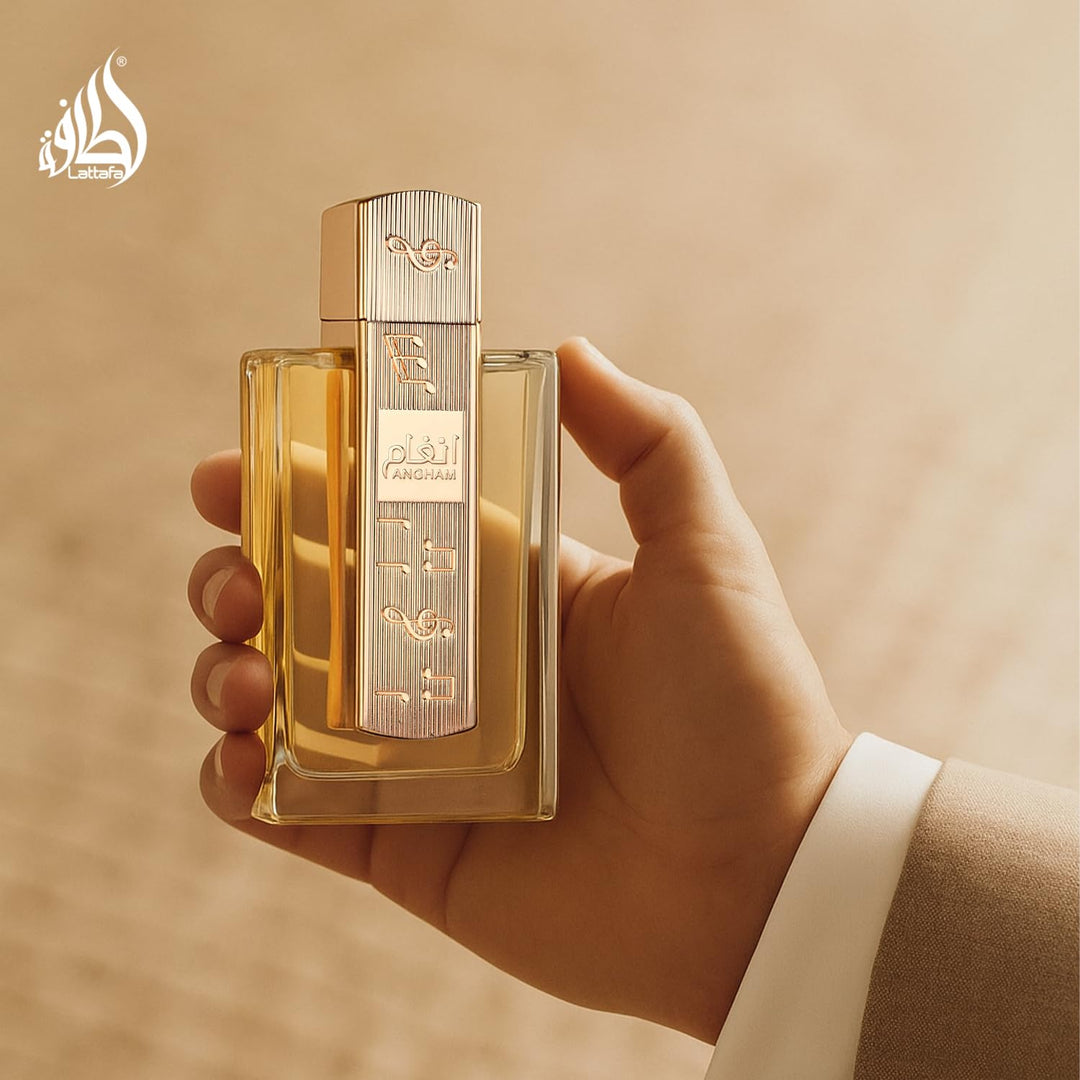 Lattafa Angham EDP For Unisex Long Lasting Citrus Vanilla Amber Fragrance 3.4 Oz