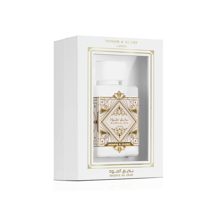 Lattafa Bade'e Al Oud Honor & Glory EDP Unisex Vanilla Woody Fragrance 3.4 Oz