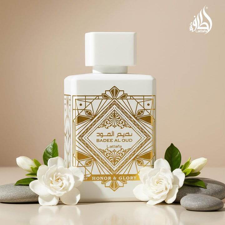 Lattafa Bade'e Al Oud Honor & Glory EDP Unisex Vanilla Woody Fragrance 3.4 Oz