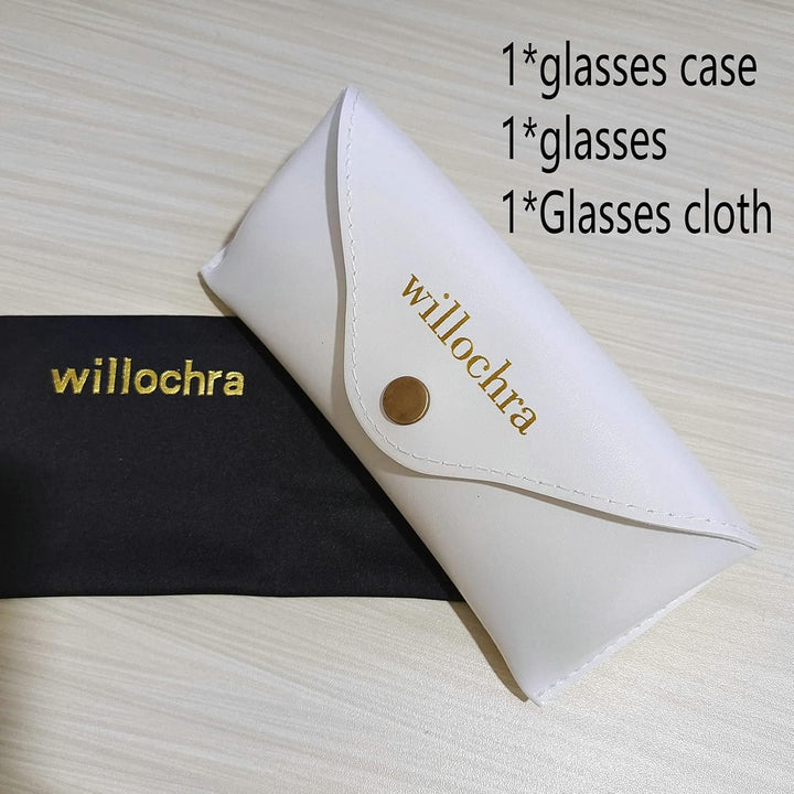 Willochra Square Crystal Sunglasses Women Shades Rimless