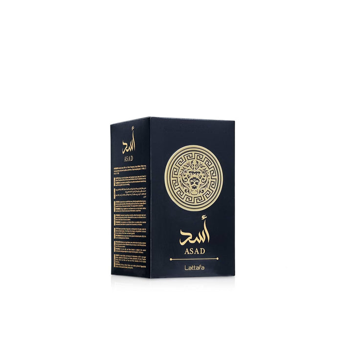 Lattafa Asad EDP For Unisex Long Lasting Warm Spicy Vanilla Fragrance 3.4 Oz