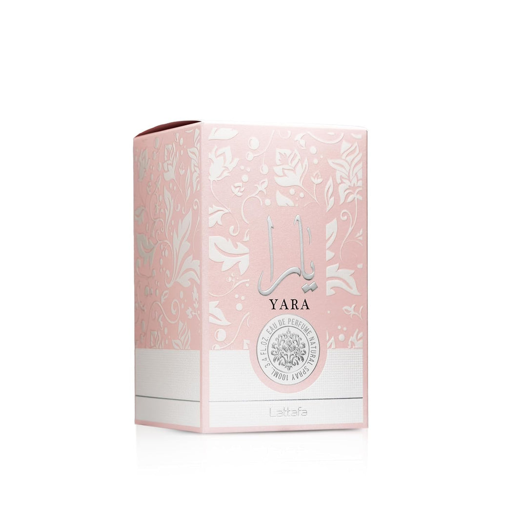 Lattafa Yara EDP For Women Long Lasting Vanilla Gourmand Fruity Fragrance 3.4 Oz