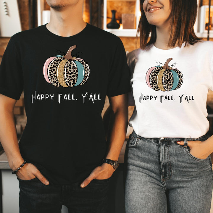 Hello Fall Y'All Thanksgiving Tshirt, Happy Thanksgiving Day Turkey Fall Autumn Lover Shirt Gift For Men Women