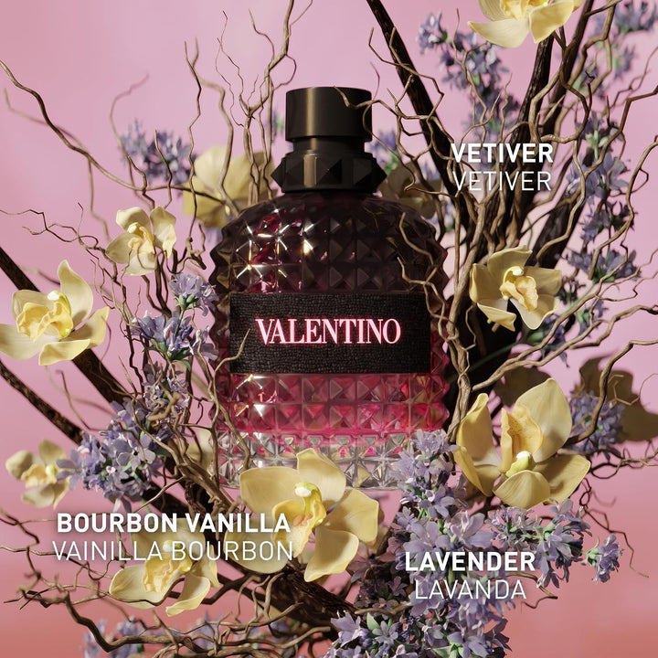 Valentino Uomo Born In Roma Intense EDP For Men Warm Spicy Fragrance 3.4 Oz