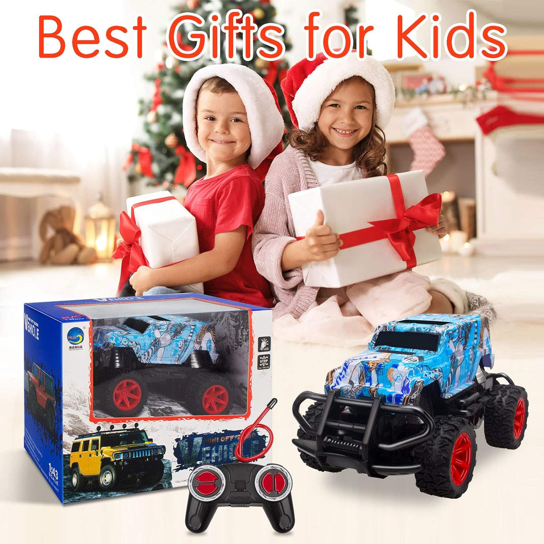 Remote Control Car for Kids 3-7, Monster Truck RC Toy for Boys, Birthday & Xmas Gift