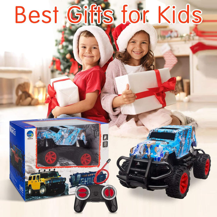 Remote Control Car for Kids 3-7, Monster Truck RC Toy for Boys, Birthday & Xmas Gift