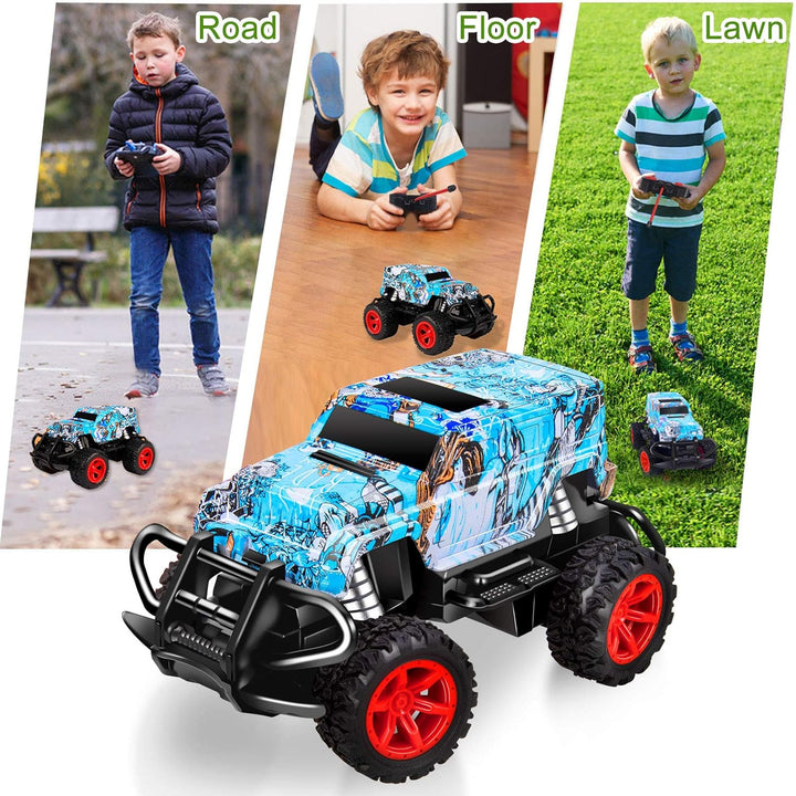 Remote Control Car for Kids 3-7, Monster Truck RC Toy for Boys, Birthday & Xmas Gift
