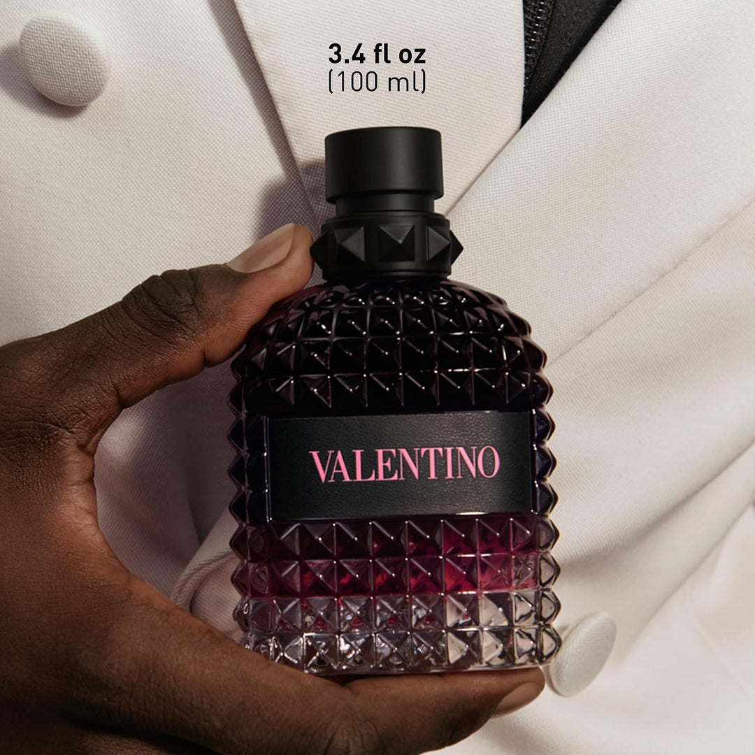 Valentino Uomo Born In Roma Intense EDP For Men Warm Spicy Fragrance 3.4 Oz