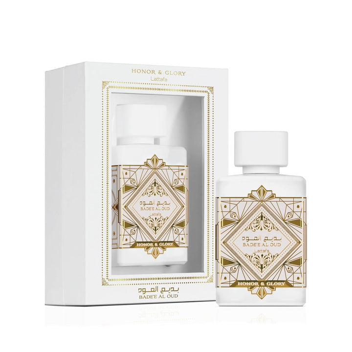 Lattafa Bade'e Al Oud Honor & Glory EDP Unisex Vanilla Woody Fragrance 3.4 Oz
